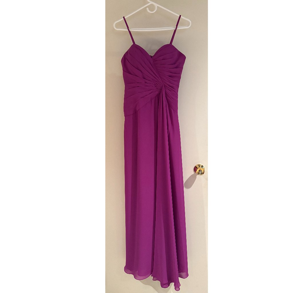 Beautiful Purple Prom Dress Size 12 By Faviana Couture